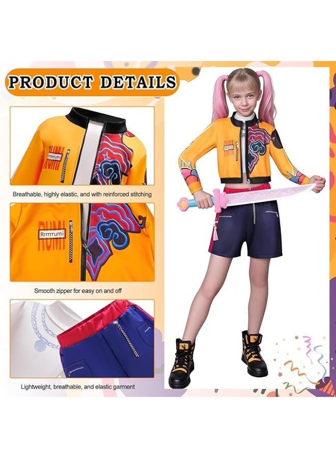 Kids Costumes Cosplay Girls Pop Singers Halloween Party Outfits Anime Christmas Party Carnival Uniform for Kids - Image 2